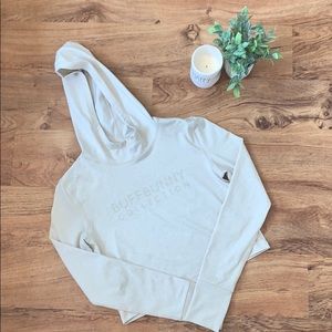 Buffbunny Cream Jasmine Cropped Hoodie